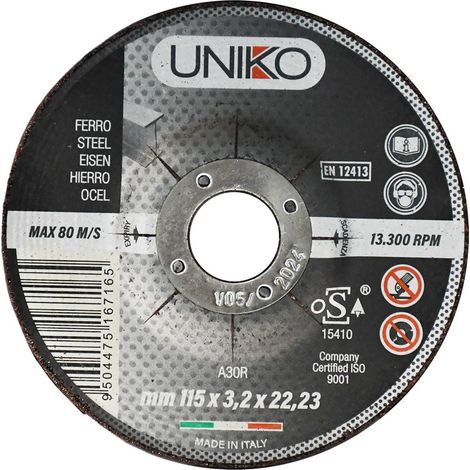 MOLA ABRASIVA PER FERRO ø 230 x 3,2