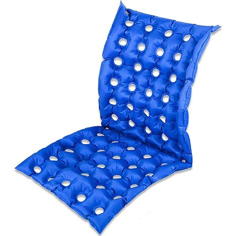 Coussin anti-escarres gonflable perméable à l'air, matelas de siège souple et confortable pour chaise et fauteuil roulant (1/5)