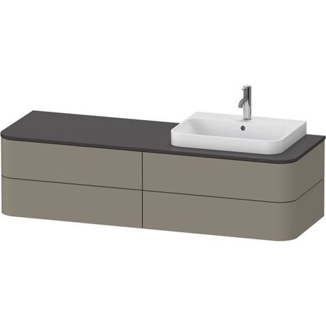 Duravit Happy D.2 Plus Konsolenwaschtischunterbau wandhängend, (1/5)
