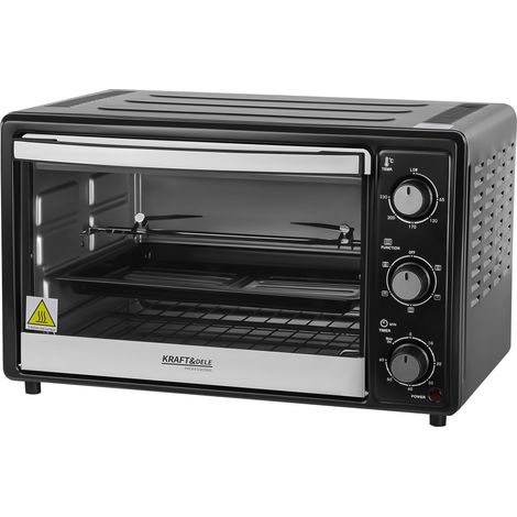Cucina elettrica da 1650 W con funzione girarrosto  Kraft&Dele