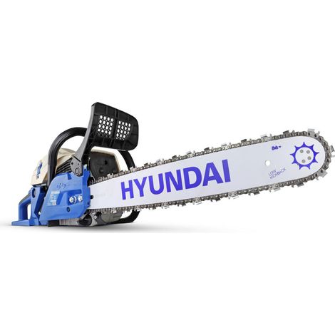 Hyundai 20" 62cc Petrol Chainsaw, 2-Stroke Easy-Start