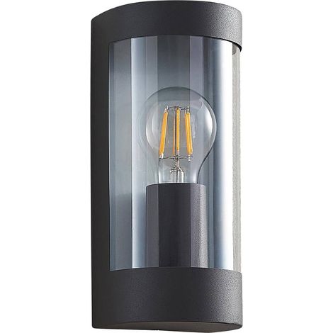 Lindby 'Junias' in Nero da Acciaio Inox