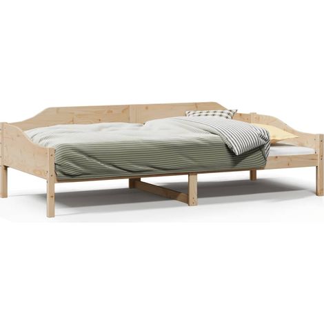 Maison Exclusive - Massivholzbett ohne Matratze 80x200 cm Kiefern (1/5)