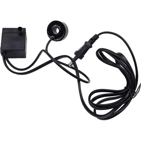 1 Pompe à Eau Submersible, Débit Réglable 0,18 m3/h, 4 Lumières LED, Pour Fontaine, Étang, Aquarium (1/5)