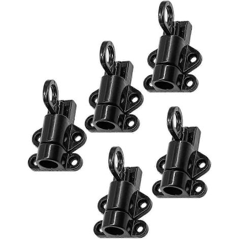 Lot de 5 loquets à fermeture automatique pour portes et portails de cuisine, verrous à ressort résilients et à barillet coulissant 2025 (1/5)