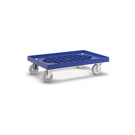 Rodador de transporte  cama de rejilla  ruedas de caucho macizo (1/5)