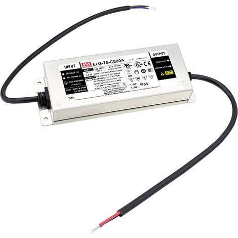 MEAN WELL ELG-75-C700DA-3Y Driver per LED Corrente costante 74.9 W 700 mA 53 - 107 V/DC Dali, Montaggio su superfici in