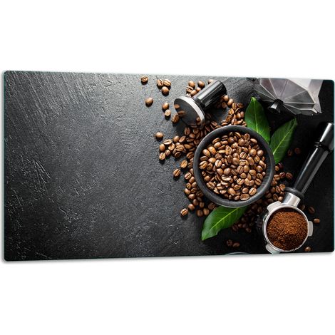 Glasschneidebrett 52x30 Kaffee (1/5)