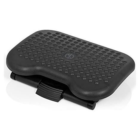 Repose-pied PIEDINO DOT noir inclinable, réglable en hauteur hjh OFFICE