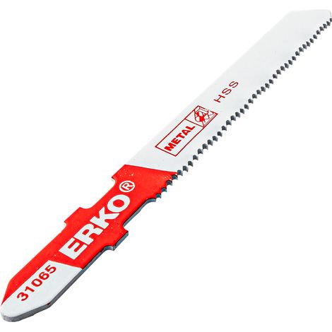 Lame de Scie Sauteuse 21 TPI - 75 mm lot de 5 Erko (1/3)