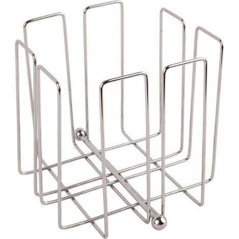 Porte-Serviettes Chromé de 150 Serviettes Carrées 33 cm - Olympia