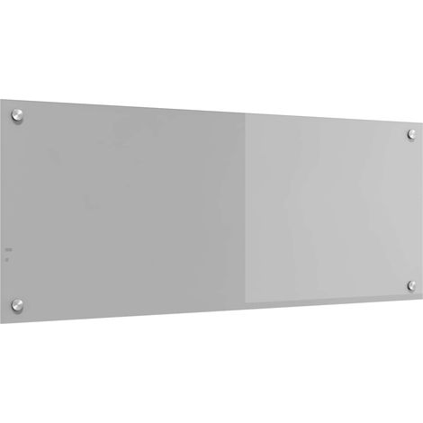 Küchenrückwand Hellgrau 100 x 40 cm Gehärtetes Glas (1/5)