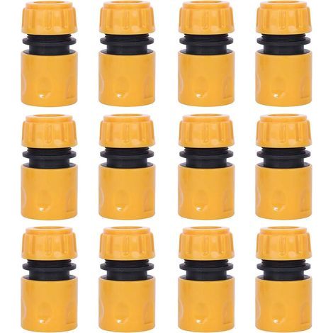 12 Stück Gartenschlauch-Schnellkupplung 1/2 "Schlauch-Schnellkupplung (1/5)