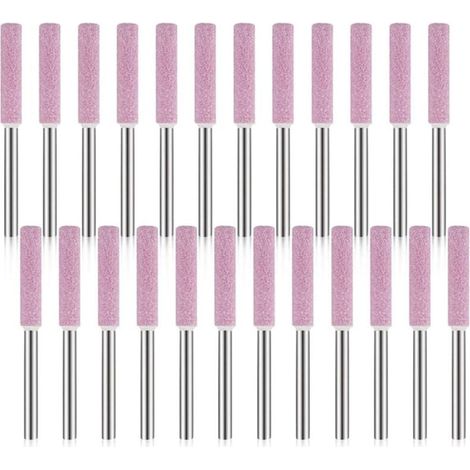 YMYNY 24er-Pack Schleifsteine für Kettensägen, 3 x 4,8 mm, Schleif- und Polierwerkzeug (1/4)