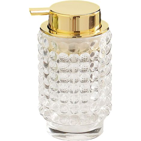 1 Distributeur de savon, Verre transparent, Pompe pratique, 250 ml, Salle de bain et cuisine (1/5)
