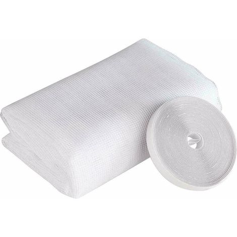 ZANZARIERA ADESIVA STRAPPO TELO STRAPPO FINESTRE PORTE 150x200 ANTI ZANZARE 097