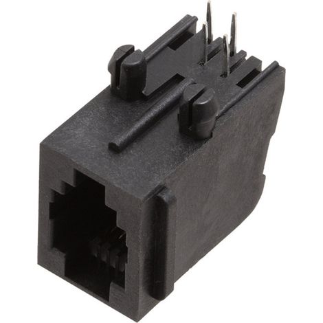 encitech RJJU-44-143-E7V-011 RJ10 Steckverbinder 3257-0011-03 Buchse, Einbau horizontal   Polzahl Se