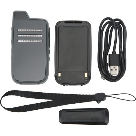 Mini talkie-walkie portable rechargeable 2-way radio, communication claire et efficace pour hôtel restaurant (1/5)