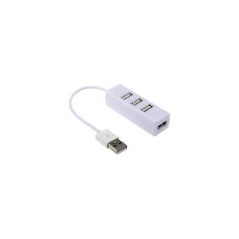 USB Hub USB 2.0 4 en 1 multiport Hub de Charge Connexion Carte Adaptateur Lecteur Hub USB 1pc Blanc- (1/5)