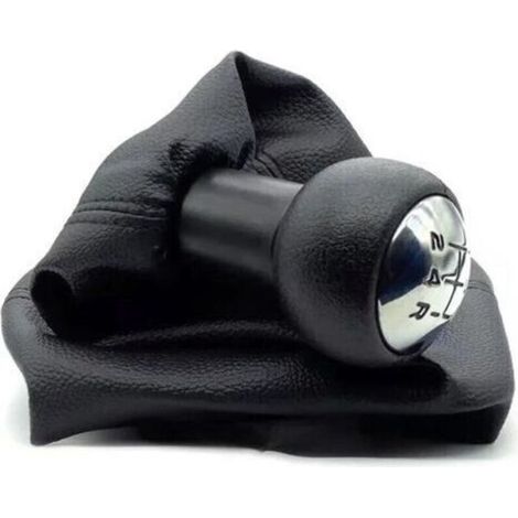 Pommeau Voiture pour Peugeot 307 Pommeau Voiture 5 Vitesses Pommeau De Levier Vitesse Soufflet Couvercle Coffre Bâton Leviers Vitesse (1/5)