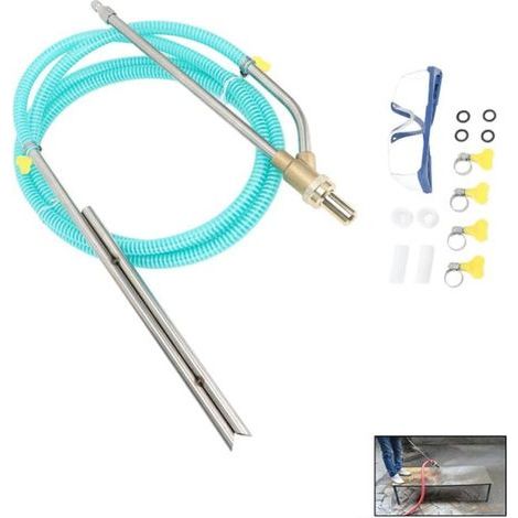 3M Dispositif d'hydrosablage,Kit de sablage haute pression,Maison Haute Pression Lance Voiture Rondelle Humide Sablage Kit pour Véhicule Nettoyage、Enlève Dirt & Rouille (1/5)