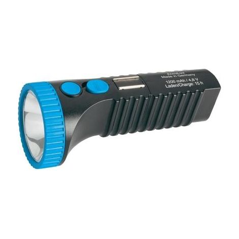 Acculux PowerLux linterna portátil azul-negro LED 200 lúmenes