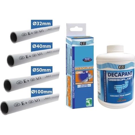 Pack Tube PVC avec colle offerte