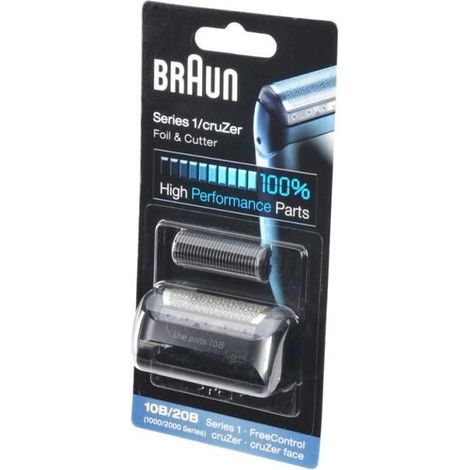 Tete de rasoir pour Serie 1-190, Freecontrol 10B 81387932 pour Epilateur - Rasoir - Tondeuse BRAUN