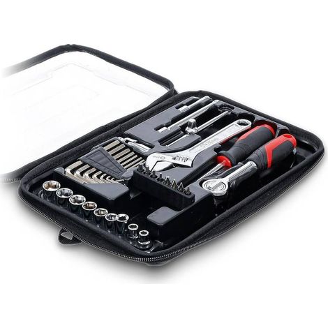 Jeu d Outils 32 pcs - Ensemble Complet et Polyvalent, Acier, Pro - D-Work