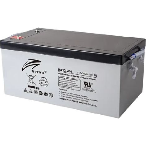 Batería AGM 12v 285Ah  RITAR RA12-260