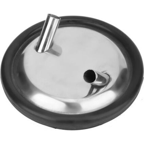Yctze Couvercle de Seau à Lait en Acier Inoxydable de qualité Supérieure avec Joint pour Machines à Traire, Couvercle à Double Ouverture pour Accès Facile