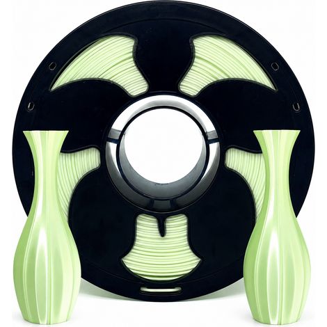 Filament PLA phosphorescent vert menthe pour imprimante 3D, haute vitesse, compatible avec Bambu Lab et Creality (1/5)