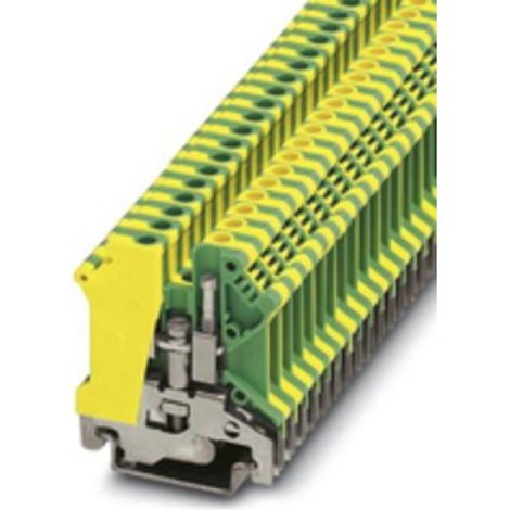 Phoenix Contact 0441504 Morsetto triplo di protezione 6.2 mm A vite Verde, Giallo 1 pz. (1/3)