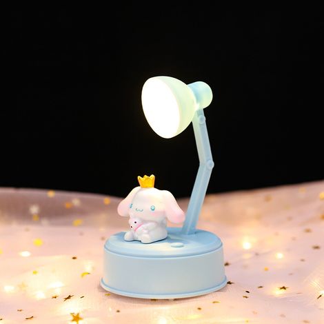 1 pièce nouveau mignon mini grande oreille chien petite lampe de table créatif étudiant dortoir veilleuse facile à transporter