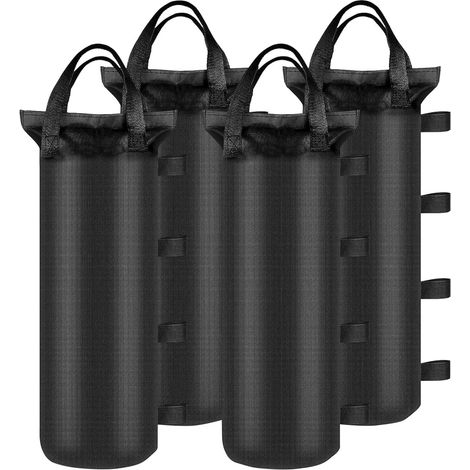 Sac Lestage - Tissu Oxford 600D avec Intérieur PVC - Fixation Velcro Renforcé - Pour Tonnelle Jardin Plage Tente - 4 Pièces