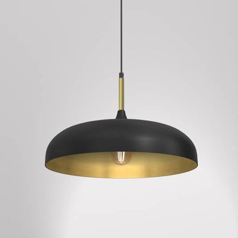 [GEBRAUCHT] B-Ware Euluna Pendelleuchte Pendellampe Lampe Leuchte Deckenlampe Lincoln, Schwarz/G580