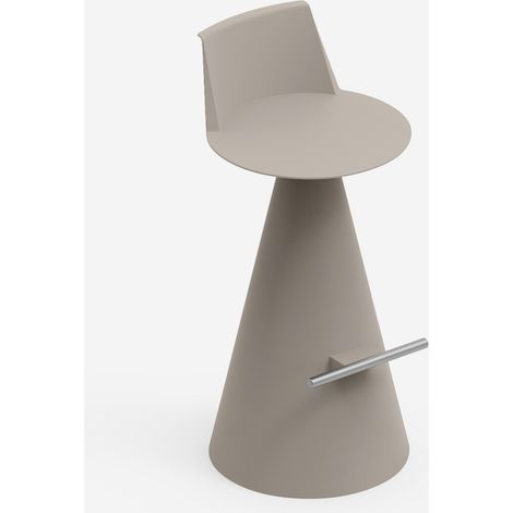 Sgabello design polietilene indoor outdoor Lira - Beige