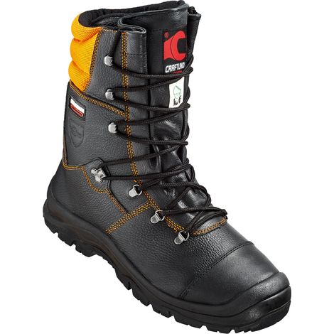 Gr .45 ROBINIE FORST-SCHNÜRSTIEFEL CRAFTLAND® schwarz ROBINIE FOREST LACED (1/4)