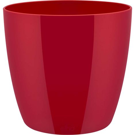 VASO BRUSSELS DIAMOND ROUND 16CM LOVELY RED ELHO (1/6)