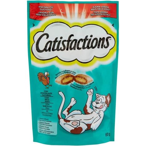 Catisfactions Cat con Tacchino - Catisfactions Cat con Tacchino - Confezione da 60 Gr