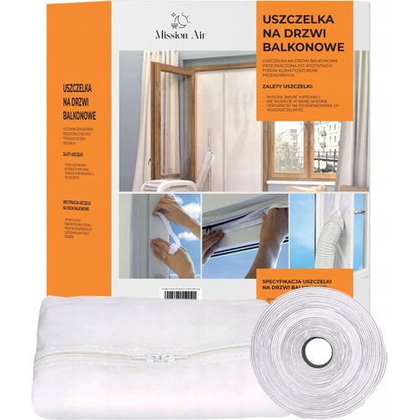 Burlete para puerta de balcón de 90x210 cm para aire acondicionado portátil (1/5)