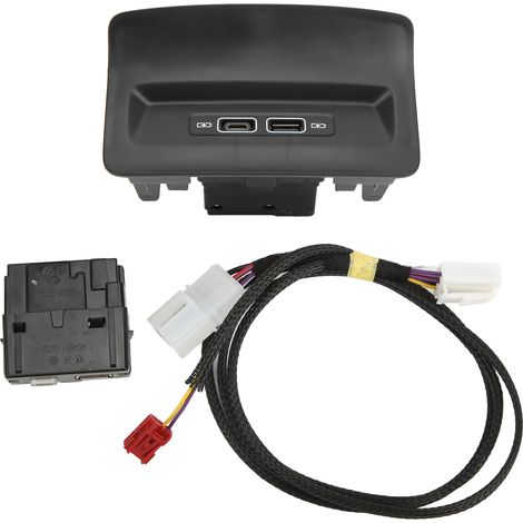 GARRYFIZH Port de charge USB arrière 5QD035726L, remplacement pour KODIAQ KAROQ 2017+ (1/5)