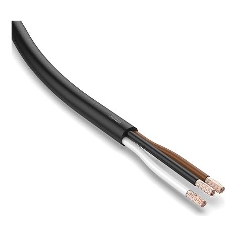 5 m 3 x 1.5 mm² 3 x 1.5 mm² 3 wire round cable FLRYY electric cable for car trailer (1/3)