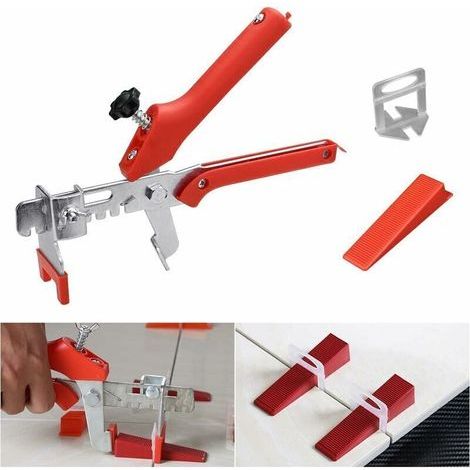 Systeme Nivellement Carrelage Calle de Nivellement Carrelage 300 Pcs Niveleur Entretoises Clip Systeme Autonivelant Carrelage Niveleur Carrelage Niveleur de Ceramique pour Carreau Céramique (1/4)