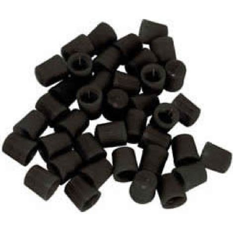 1000 Bouchons de valve noirs