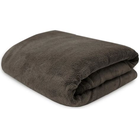 Couverture douillette, 150 x 200 cm, moka (1/5)