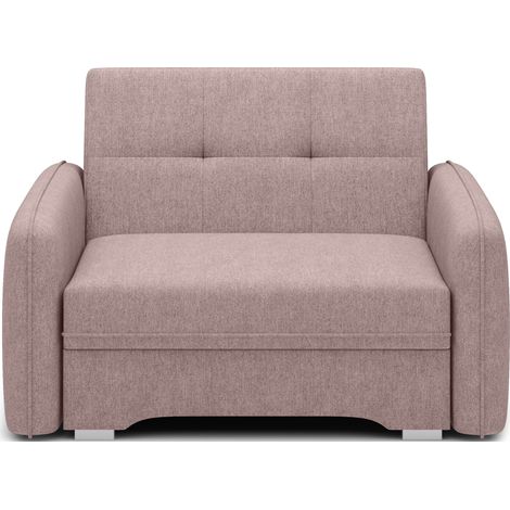 Fauteuil convertible LANY - Compact et ingénieux-Rose clair (1/5)