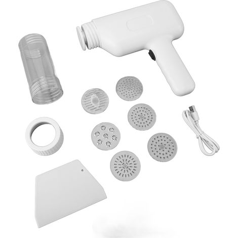 Machine à pâtes électrique portative sans fil, avec 6 disques, pour nouilles portables Spaghetti Ramen faites maison