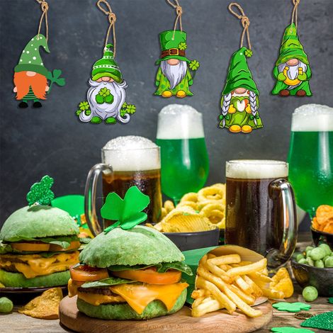 Ornement De Noël - Ornement En Forme De Fer À Cheval - En Papier - Pour Décoration De Saint-Patrick - 8 Pièces (1/5)