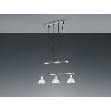 Aufhängung nach oben und unten 3 Lichter Rocker Levisto Nickel Trio Lighting (1/5)